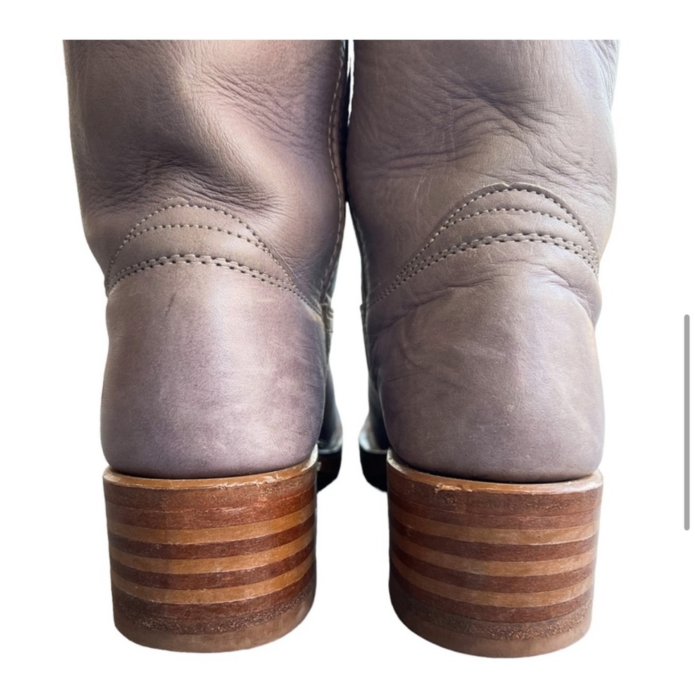Frye Vintage Knee High Lilac Purple Campus Boots Size 7 - Picture 7 of 12